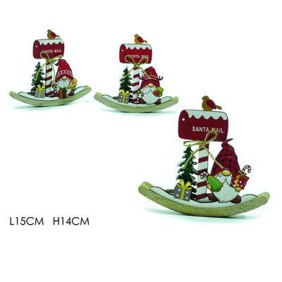 Ξύλινο διακοσμητικό 14cm [02634421]