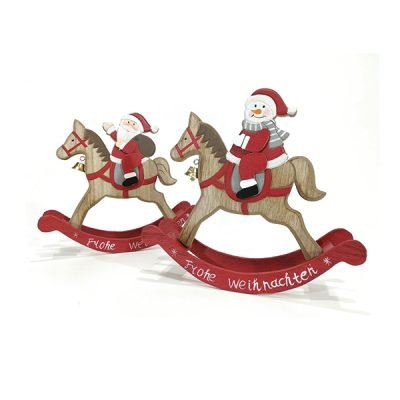 Ξύλινο διακοσμητικό αλογάκι 20cm [02634687]