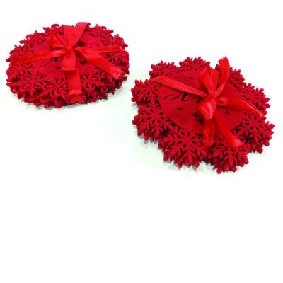 Σετ 4 Χριστουγεννιάτικα σουβέρ [02634768]