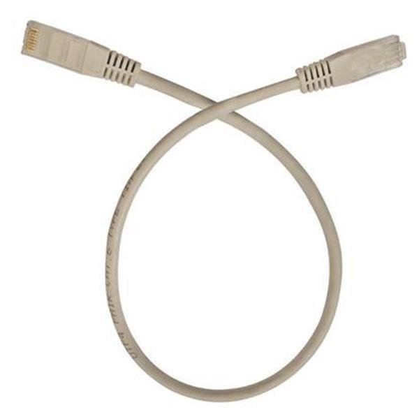 ΚΑΛΩΔΙΟ PATCH CORD UTP CAT-6e 26AWG ΓΚΡΙ 0,50m (147-10170)