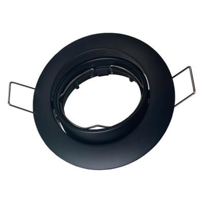 ΣΠΟΤ ΧΩΝΕΥΤΟ ΚΙΝΗΤΟ ΑΛΟΥΜΙΝΙΟΥ GU10 ΜΑΥΡΟ (147-52521)