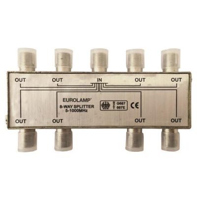 ΔΙΑΚΛΑΔΩΤΗΣ TV ΜΕΤΑΛΛΙΚΟΣ ΤΥΠΟΥ F 1/8 (147-10124)