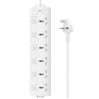 XO WL18 (UK) Πολύπριζο 6AC με Ανεξάρτητο Διακόπτη (16.006.0306)