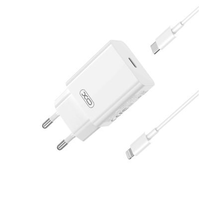 XO L126 USB-C PD20W Fast Charging Charger with Lightning cable(NB-Q189A) (16.006.0213)