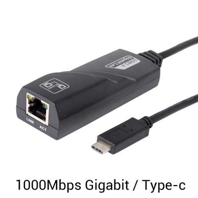 Μετατροπέας USB Type C σε LAN 1000MBps (06.005.0058)