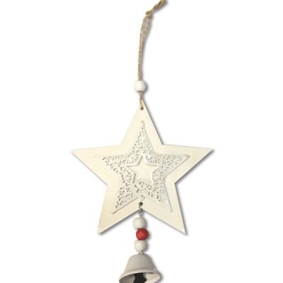 Κρεμαστό Χριστουγεννιάτικο στολίδι με κουδουνάκι 15cm [00001169]