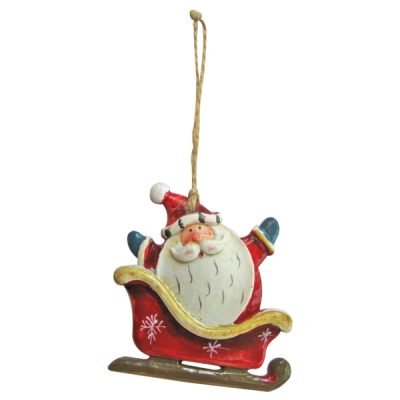 Κρεμαστό Χριστουγεννιάτικο στολίδι 8x7cm [00001190]