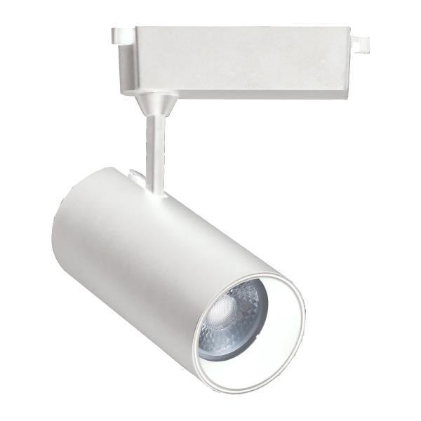 ΣΠΟΤ ΡΑΓΑΣ LED 2 ΓΡΑΜΜΩΝ 20W 3000K Φ70Χ160 ΛΕΥΚΟ PLUS (145-59052)