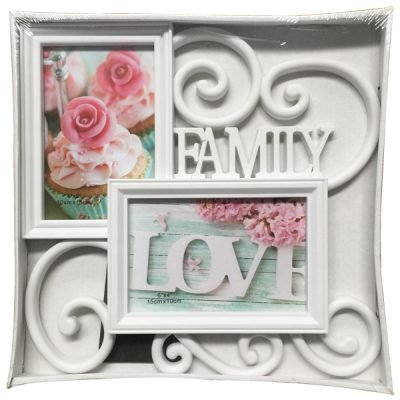 Πλαστική επιτραπέζια-επιτοίχια κορνίζα κολλάζ [10401239]