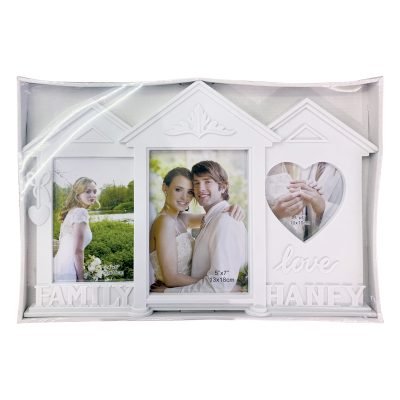 Πλαστική κορνίζα κολλάζ για 3 φωτογραφίες [10401254]