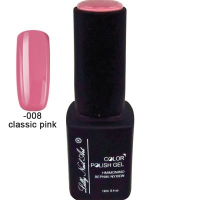 Ημιμόνιμο τριφασικό μανό 12ml – Classic pink [40504008-008]