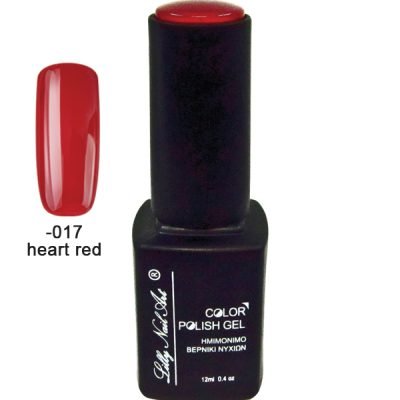 Ημιμόνιμο τριφασικό μανό 12ml – Heart red [40504008-017]