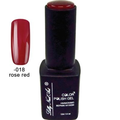 Ημιμόνιμο τριφασικό μανό 12ml – Rose red [40504008-018]