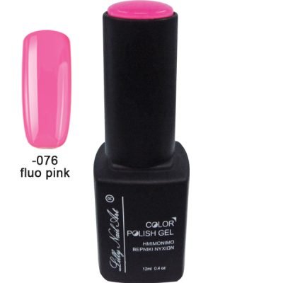 Ημιμόνιμο τριφασικό μανό 12ml – Fluo pink [40504008-076]