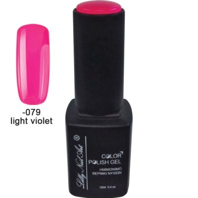 Ημιμόνιμο τριφασικό μανό 12ml – Light violet [40504008-079]