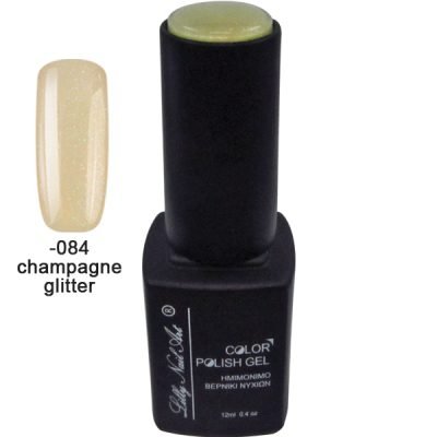 Ημιμόνιμο τριφασικό μανό 12ml – Champagne glitter [40504008-084]