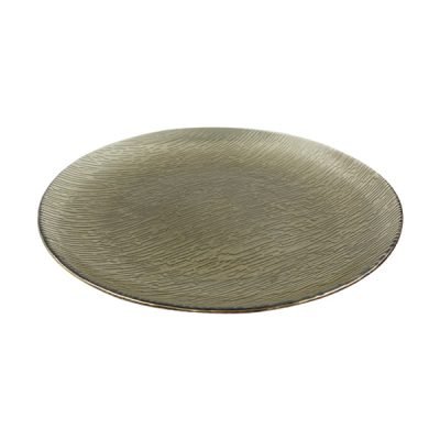 Διακοσμητική πιατέλα γυάλινη 27cm [10705127]