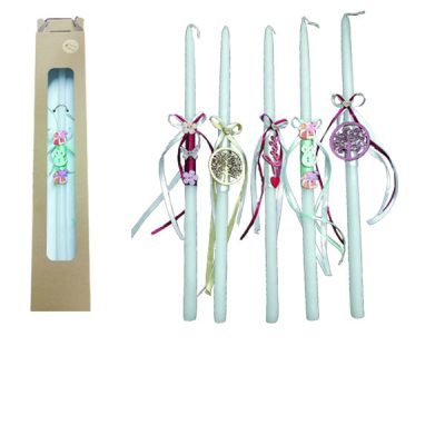 Πασχαλινή λαμπάδα χειροποίητη 41cm [10901204]