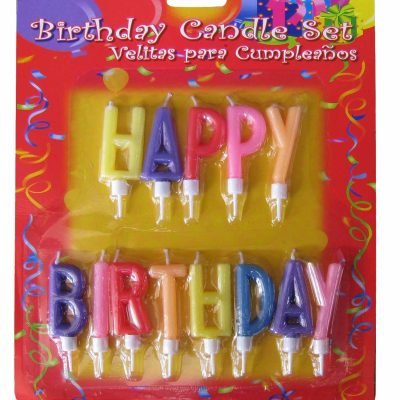 Σετ 13 κεράκια γενεθλίων Happy Birthday [10904021]