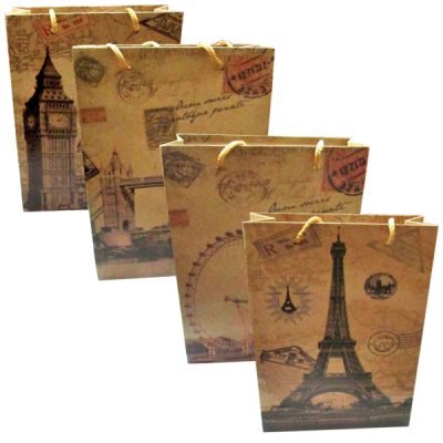 Χάρτινη τσάντα-σακούλα δώρου 14×11,5cm [11401230]