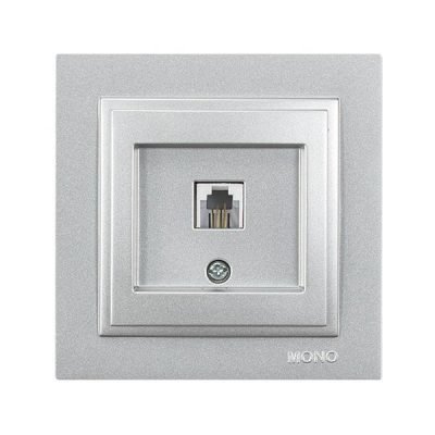 ΠΡΙΖΑ ΤΗΛΕΦΩΝΟΥ MONH RJ 11 ΑΣΗΜΙ (152-10438)