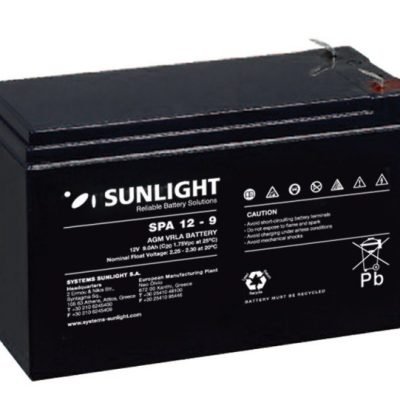 Sunlight Μολύβδου 12V 9A για UPS (01.009.0007)
