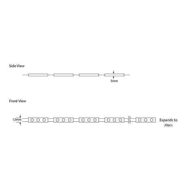 MODULES SAMSUNG LED 1,2W PCS 12V 6000K IP65 (145-70470) - Image 2