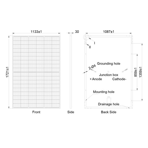 ΦΩΤΟΒΟΛΤΑΪΚΑ PANEL AE SOLAR METEOR 430W (165-10270) - Image 3