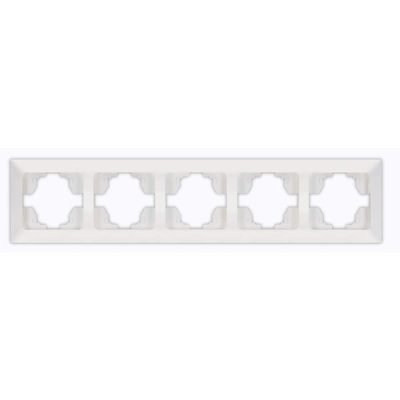 ΠΛΑΙΣΙΟ 5 ΘΕΣΕΩΝ ΛΕΥΚΟ ΟΡΙΖΟΝΤΙΟ (152-12024)