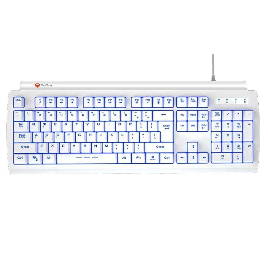 Meetion MT-K9000 Ενσύρματο Gaming Πληκτρολόγιο / Άσπρο (17.005.0019)