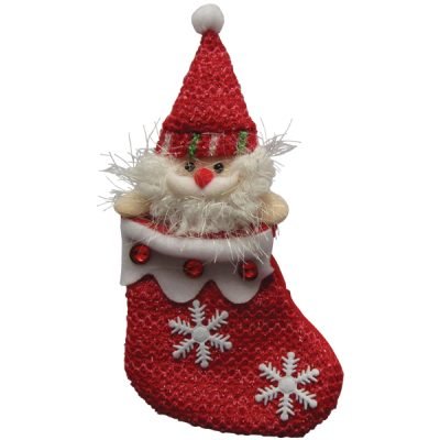 Χριστουγεννιάτικη μπότα με Αγιο Βασίλη [00000965]