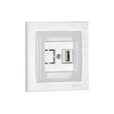 ΠΡΙΖΑ USB 220V / 5V 2.4A ΛΕΥΚΗ (152-10160)