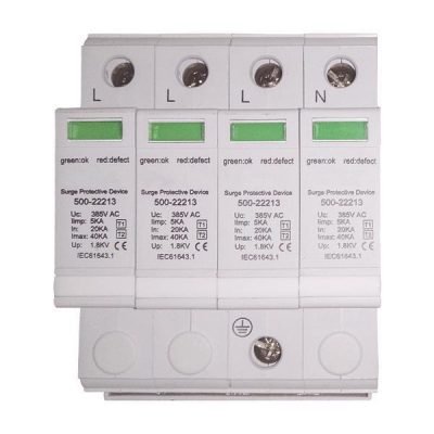 ΑΝΤΙΚΕΡΑΥΝΙΚΟ ΤΡΙΦΑΣΙΚΟ Τ1-Τ2 20kA-40kA 385V 4P (500-22213)