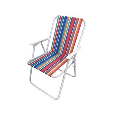 Αναδιπλώμενη καρέκλα παραλίας μεταλλική 77cm [20203016]