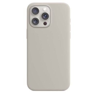 Θήκη XO-K10B iPhone15 Pro Max 6.7″ liquid σιλικόνης Γκρι (16.011.0024)