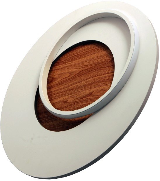 Avide Design Oyster Theo 65W Με RF Χειριστήριο (15.001.2039)