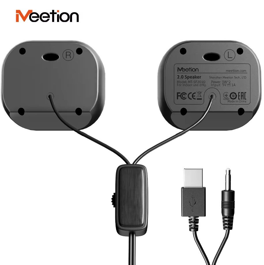 Meetion SP2010 2.0 Ηχείο (3.5mm + USB) (17.007.0023) - Image 2