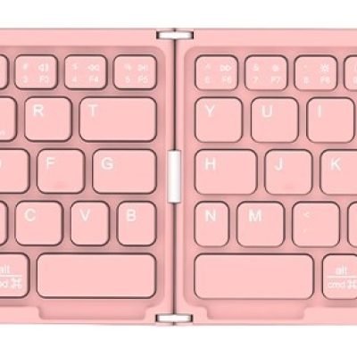 Meetion MT-BTK001 Αναδιπλούμενο Πληκτρολόγιο Ροζ (17.002.0016)