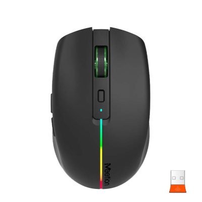 Meetion BTM002 Ασύρματο Ποντίκι Bluetooth (Μαύρο) (17.001.0033)