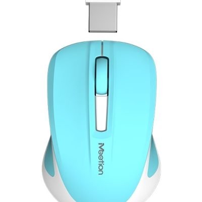 Meetion Silent Mini 2.4G Οπτικό Ασύρματο Ποντίκι (Κυανό) (17.001.0032)