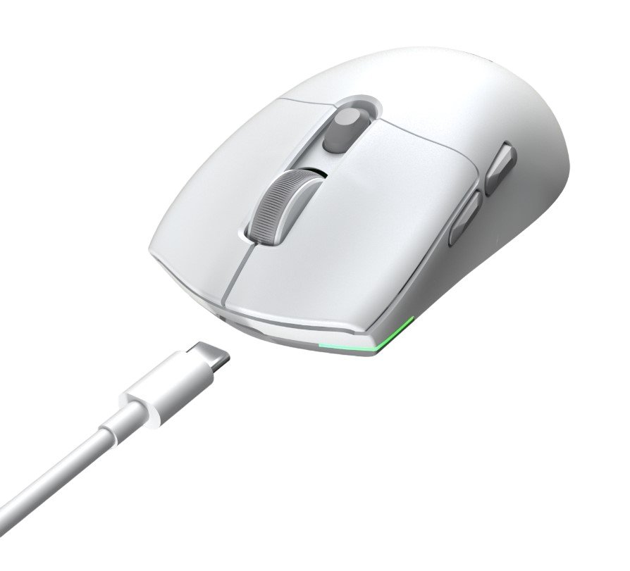 Meetion MT-GW33 Ενσύρματο 2.4G Bluetooth Gaming Ποντίκι Λευκό (17.004.0021) - Image 5