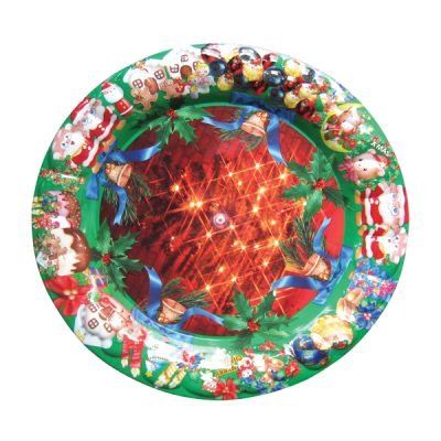 Χριστουγεννιάτικος δίσκος σερβιρίσματος πλαστικός [00000604]