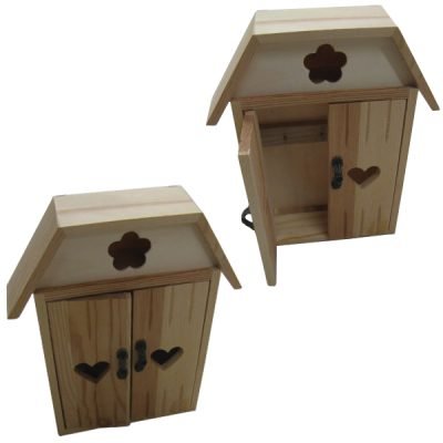 Ξύλινη αλουστράριστη κλειδοθήκη [20601255]