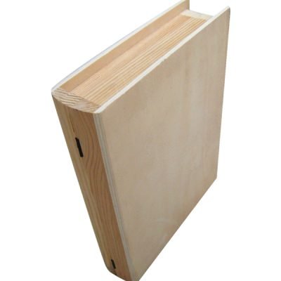 Αλουστράριστο ξύλινο κουτί σε σχήμα βιβλίου για decoupage [20601331]