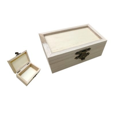 Ξύλινο αλουστράριστο κουτί Υ6 x Μ4,8 x Π10cm [20601362]