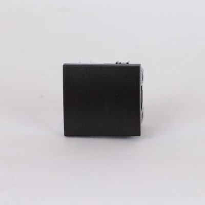 ΔΙΑΚΟΠΤΗΣ 2 MODULES  ΑΠΛΟΣ ΜΑΥΡΟ (152-20102)