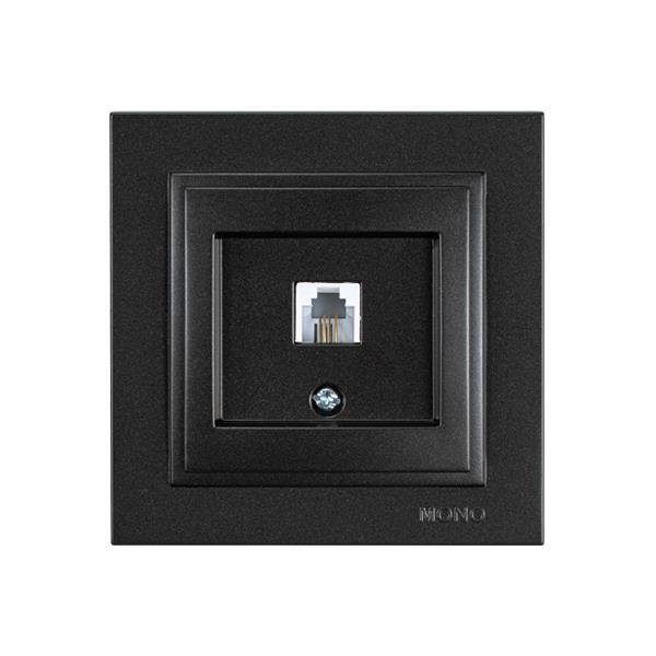 ΠΡΙΖΑ ΤΗΛΕΦΩΝΟΥ MONH RJ 11 ΜΑΥΡΟ (152-10338)