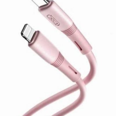 XO NB-Q226A Καλώδιο Φόρτισης – Data 27W Type-C σε Lightning 1m Ροζ (16.005.0249)