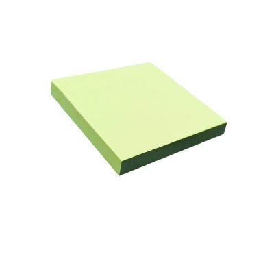 Σετ 100 χαρτάκια αυτοκόλλητα  κίτρινα 7,6x 7,6cm [30101352]