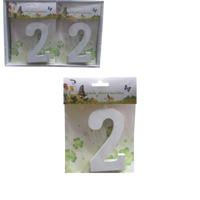 Ξύλινος αριθμός χειροτεχνίας “2”-δύο [30501316-2]